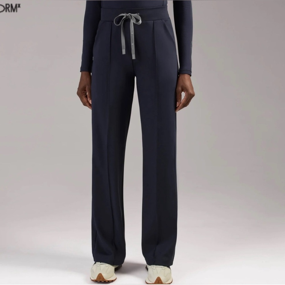 NWT Figs FORMx Piedra High Waisted Scrub Pant in Navy Size XXL Tall Wide Leg